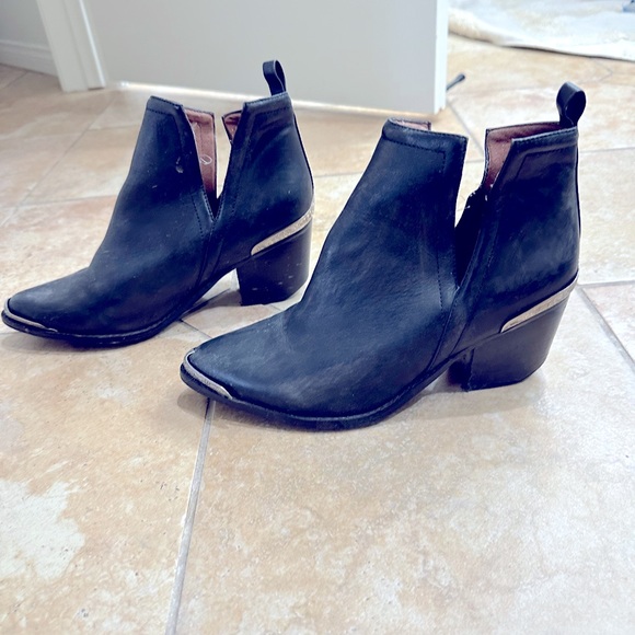 Western style booties with metal details. #western - Picture 1 of 6
